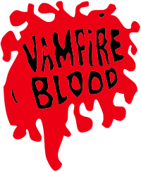 Vampire blood red and black