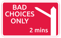 Bad life choices self-destructive mental health sign 