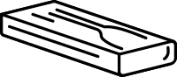 Wooden plank icon