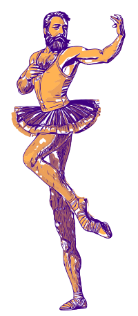 Bearded Ballet Bloke