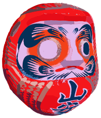 One Eyed Daruma