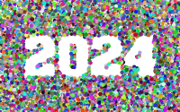 2024 Circles Background