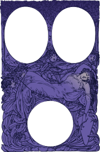 Sleeping Lady Frame - Colour Remix