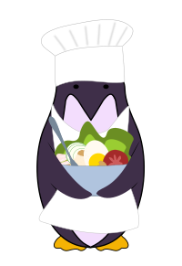 Manchot cuisinier