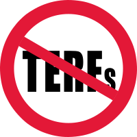 No TERFs no transphobia sign