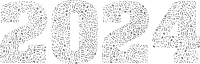 2024 Musical Notes Typography