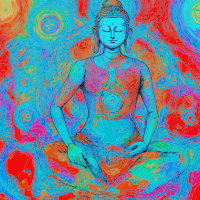 Psychedelic Buddha 1
