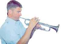 Man Playing Bugle