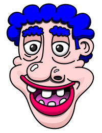 CRAZY GUY face