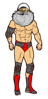 Muscular Professional Wrestler - REMIX