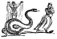 Death Stalks Woman and Child