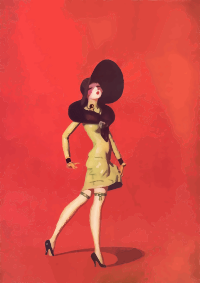Yellow Dress Flapper