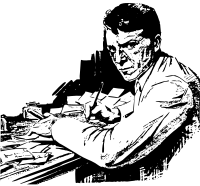 Man at Desk