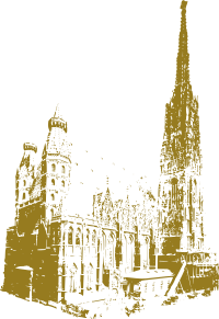 Wiener Stephansdom monochrom