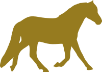 Trotting horse