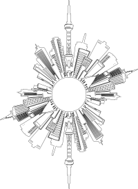 AI Generated Tokyo Skyline Frame 4