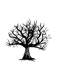 Árbol deshojado