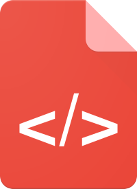 Markup language file icon