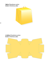 pannettone flat+box