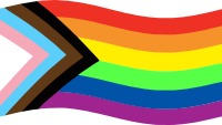Wavy Progress Pride flag
