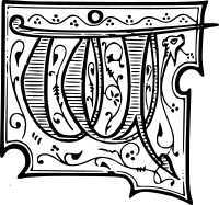 Drop Cap W