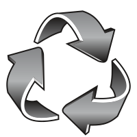 3D recycling arrows monochrome gray