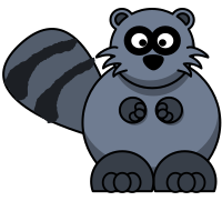 Cartoon Raccoon