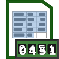 Bigger Excel Spreadsheet File Word Counter Icon
