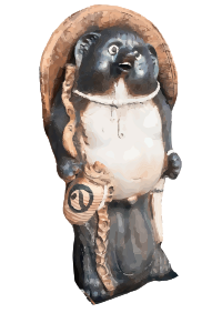 Tanuki Statue