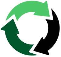 3 green arrows looping