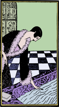 Woman Gets Bath Ready - Colour Remix