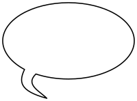Cartoon Speech Bubble