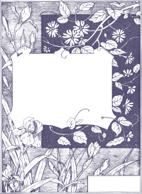 Purple Flowers Frame