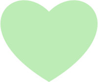 RAL6019 light green heart