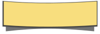 Curved gold banner