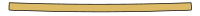 Very thin gold curved banner