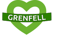 green for Grenfell heart logo