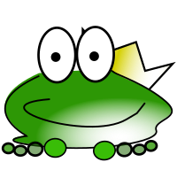 Frog Wearing Crown
