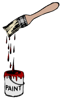 Paint and Brush - Red