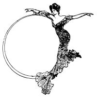 Hands Out Circle Frame
