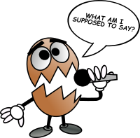 Egg Guy Talking