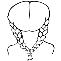 Girl with Braided Hair