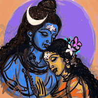 Shiva and Parvati