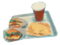 Two Burgers and a Beer