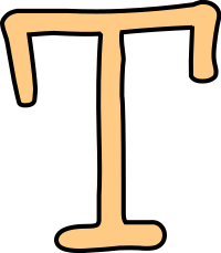 Alphabet Letter T