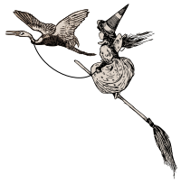 The WITCH and the ASIAN CRANE