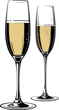 Champagne glasses