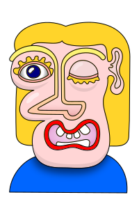 Simple FACE cubism