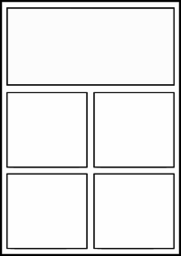 Comic template 3
