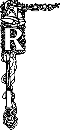 R Drop Cap